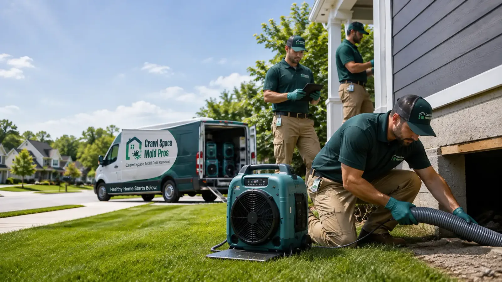 Crawl Space Mold Removal in Orange, CA